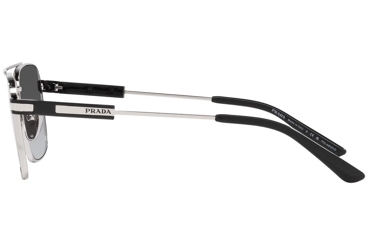 Prada PR 67ZS (1BC5W1) 56 | Polarize Unisex Gri Güneş Gözlüğü